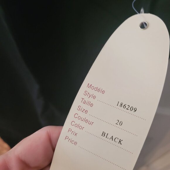 NWT Revolt Overalls, Black Cotton, Size 22 - Picture 3 of 7